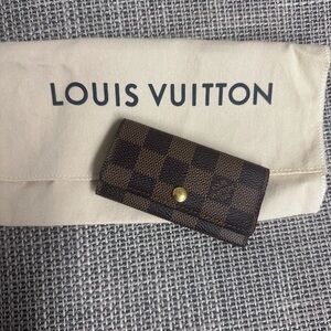 Authentic Louis Vuitton Damier Ebene Multicles 4 key case